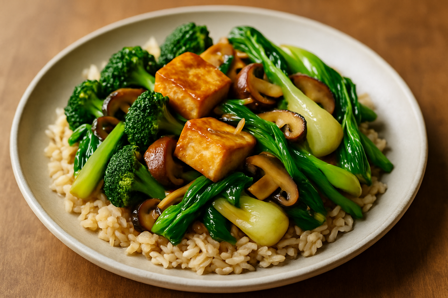 Chinese Tofu & Vegetable Stir-Fry