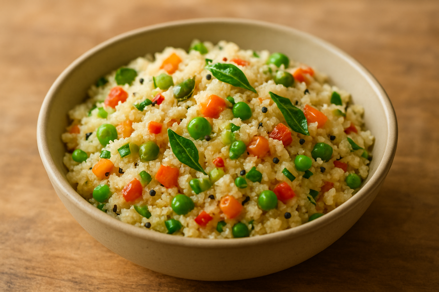 Indian Upma (Savoury Semolina)