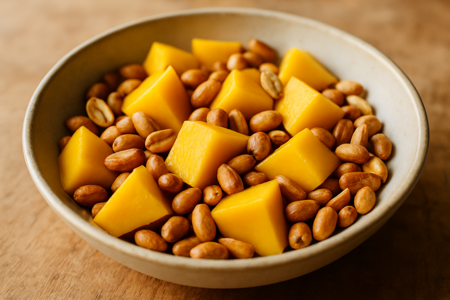 Roasted Groundnuts & Fruit