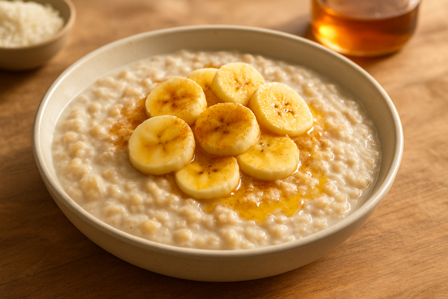 Coconut Oats with Banana
